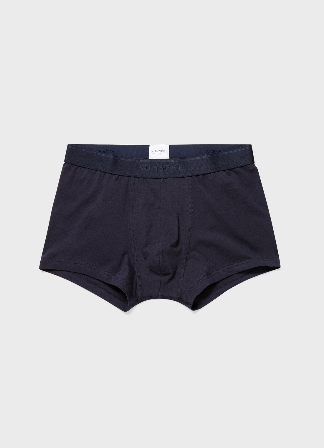 Men's Stretch Cotton Trunks in Navy