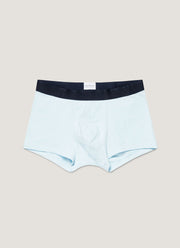 Men's Supima Cotton Stretch Trunks in Light Blue