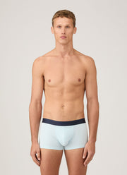 Men's Supima Cotton Stretch Trunks in Light Blue