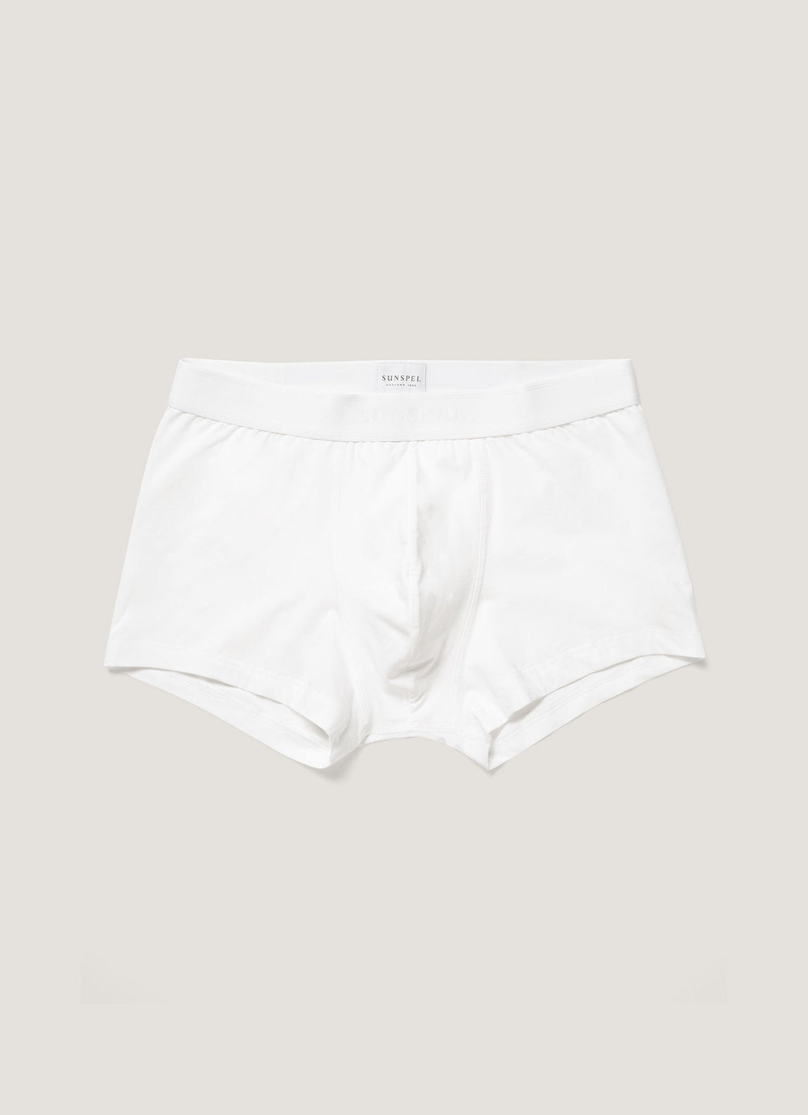 Men's Supima Cotton Stretch Trunks in White