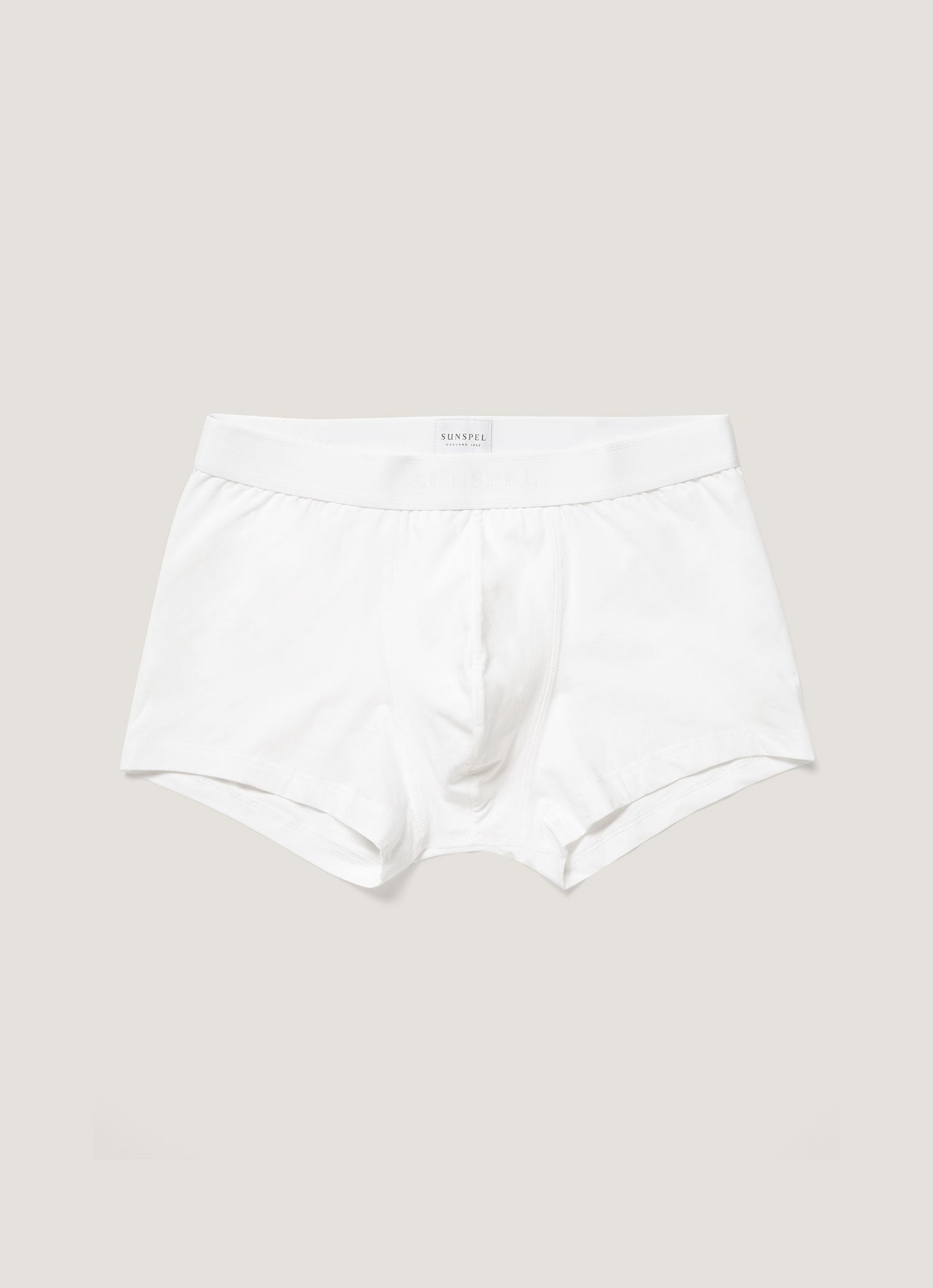 Men's Supima Cotton Stretch Trunks in White