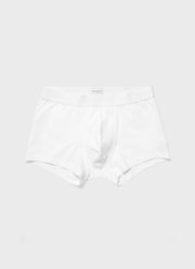 Men's Stretch Cotton Trunks in White