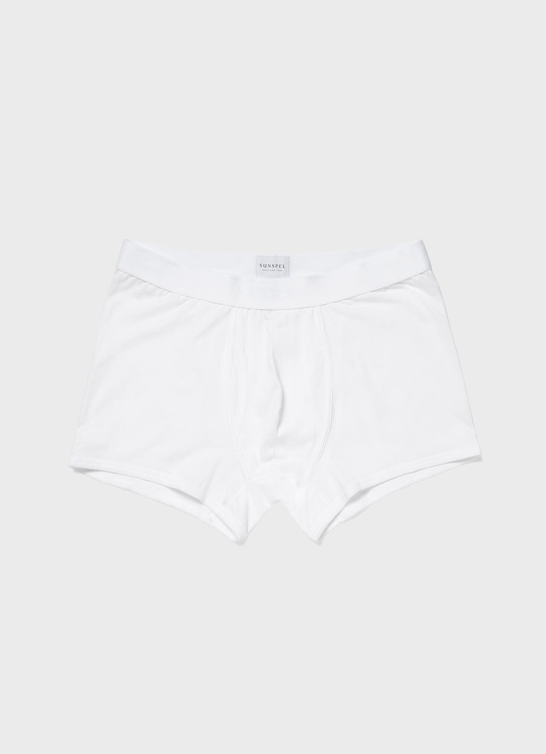 Men's Superfine Cotton Trunks in White