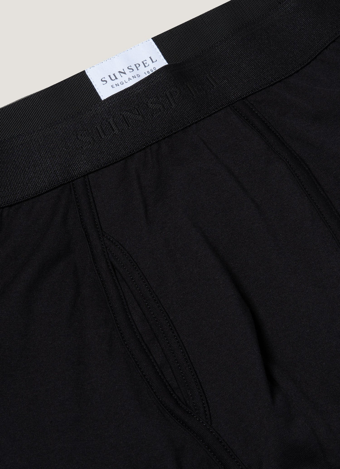 Men's Superfine Cotton Trunks in Black