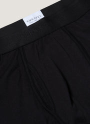 Men's Superfine Cotton Trunks in Black