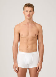 Men's Superfine Cotton Trunks in White