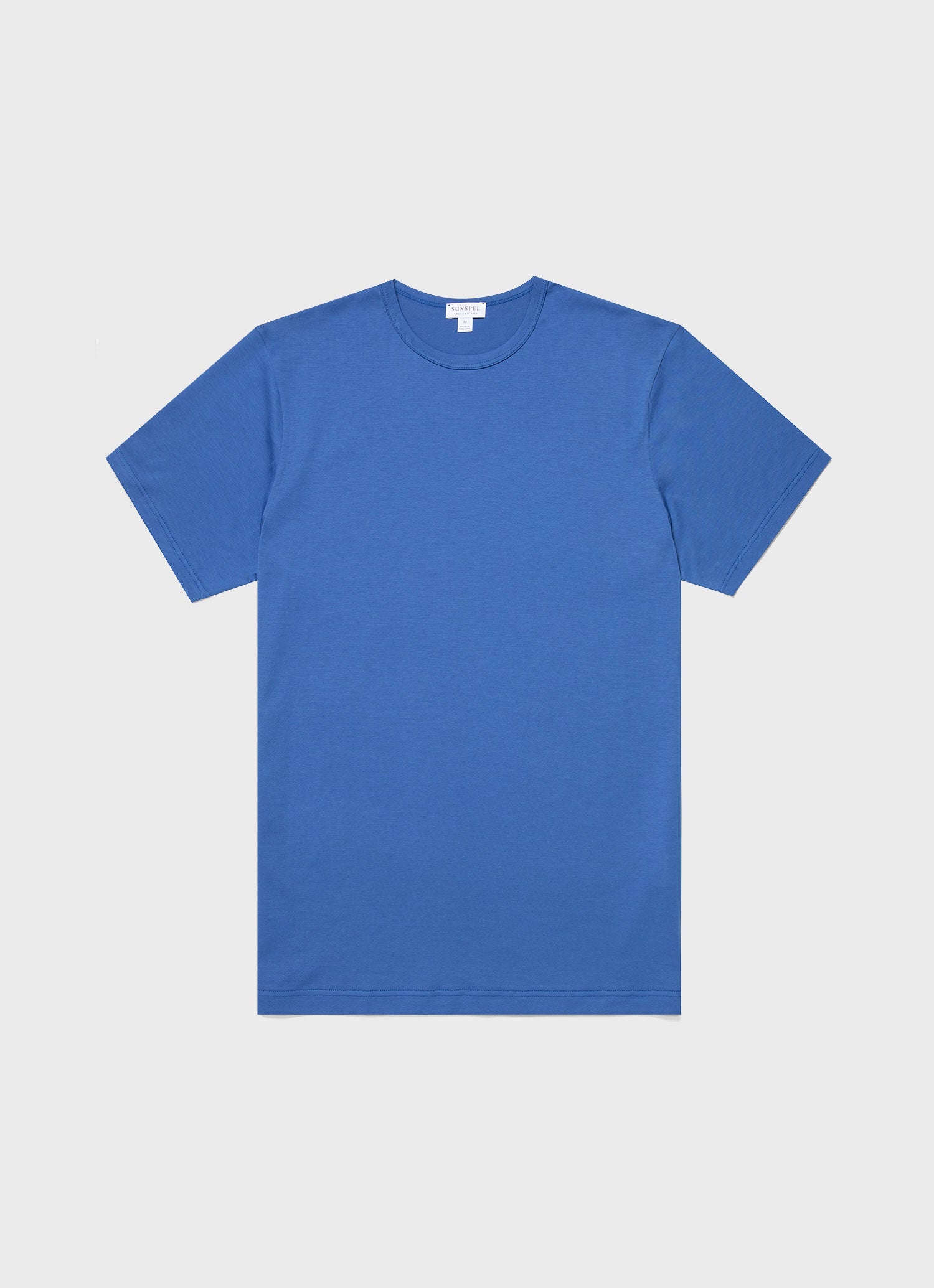 Tシャツ・カットソー SUN 68 Men T Shirts A35110 56 Blue Avio Cotton Jersey T-shirt With Chest Pocket - Man | Solid SUN68