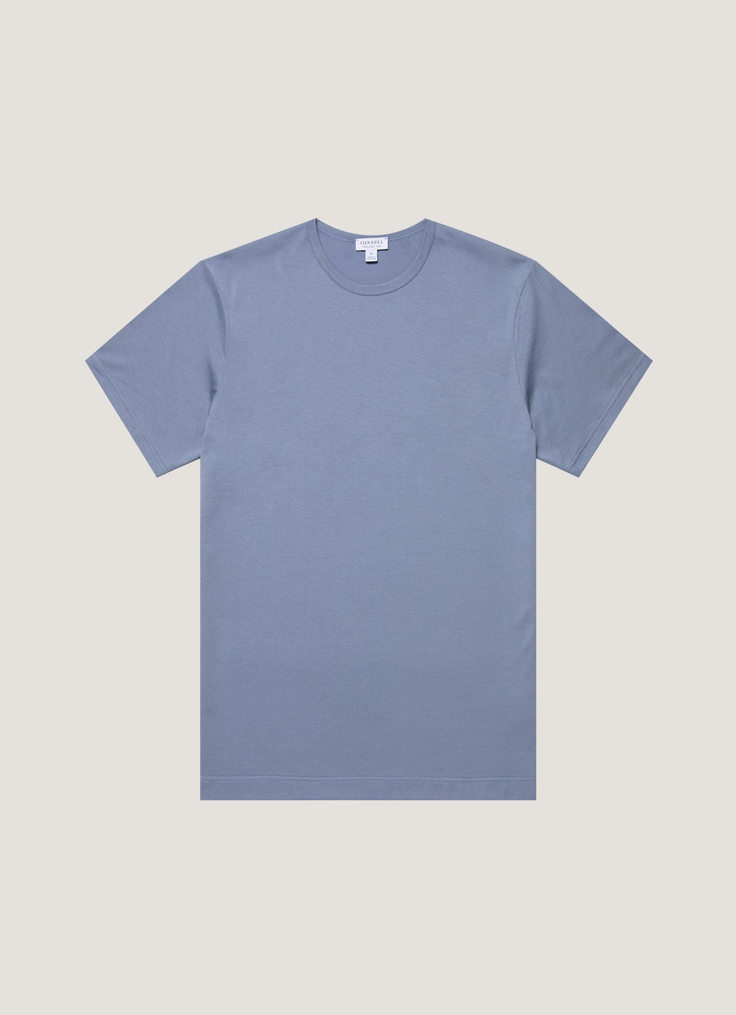 【関税込み】Sunspel ホワイト＆グレー Classic Tシャツ Men's Classic T-shirt in White | Sunspel
