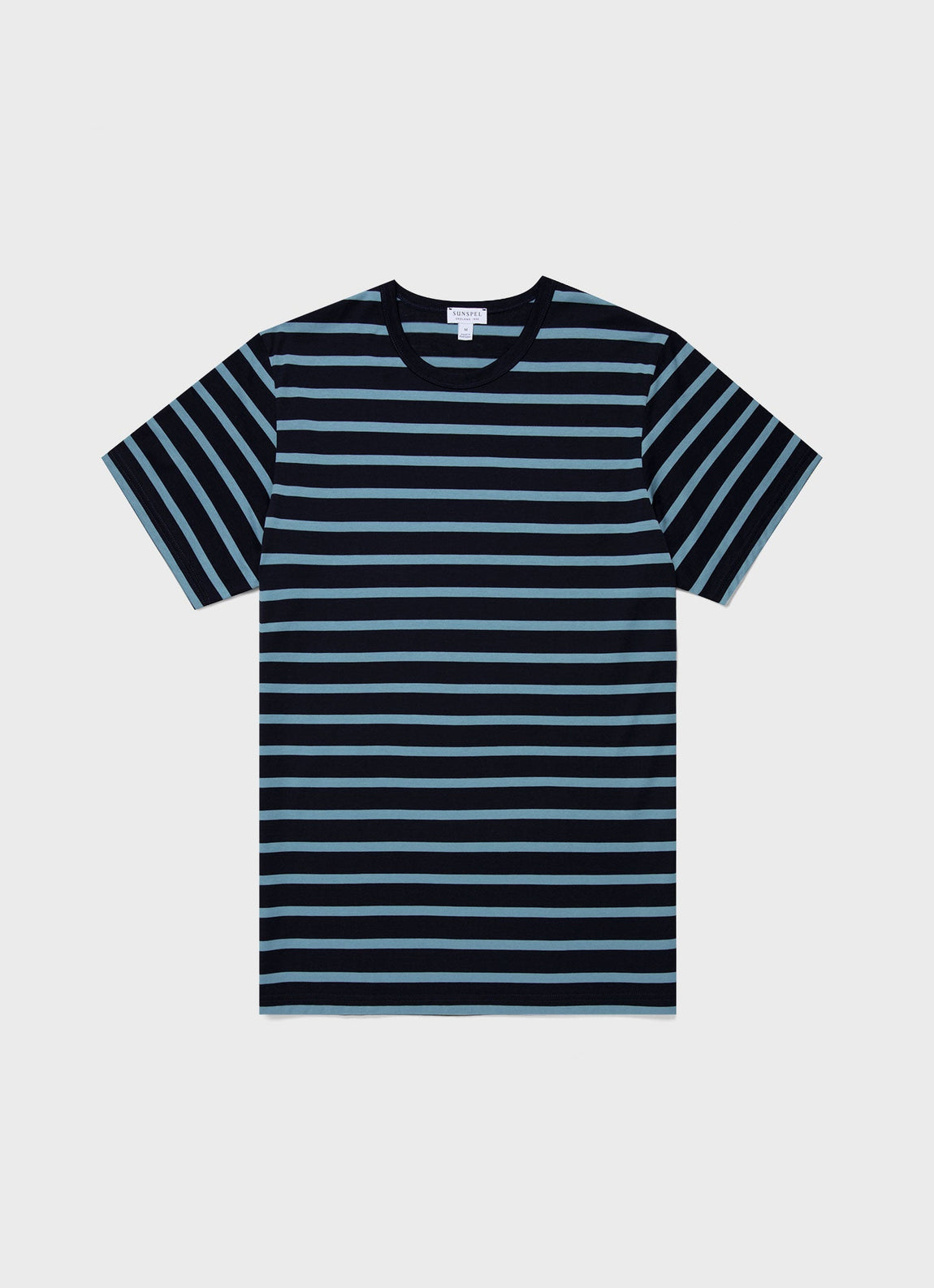 Men's Classic T-shirt in Navy/Como Blue