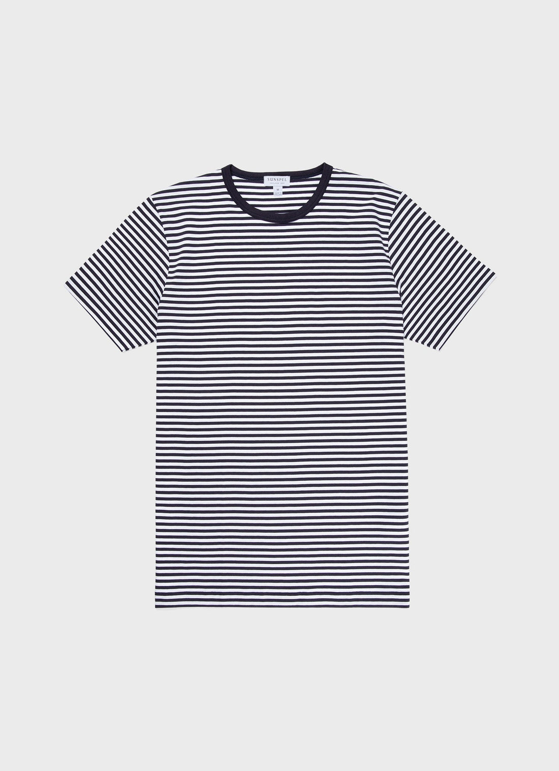 Men's Classic T-shirt in Navy/White English Stripe