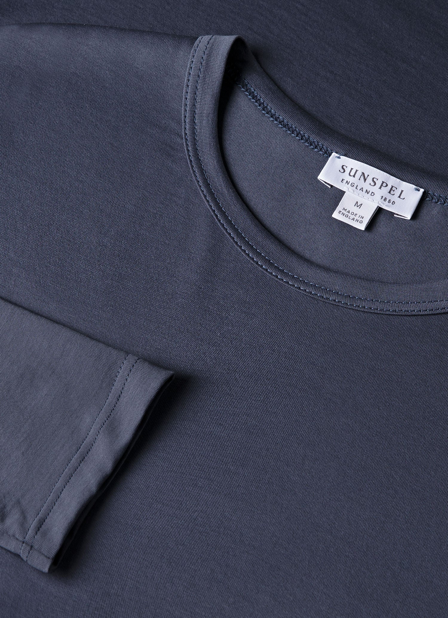 Men's Long Sleeve Classic T-shirt in Slate Blue