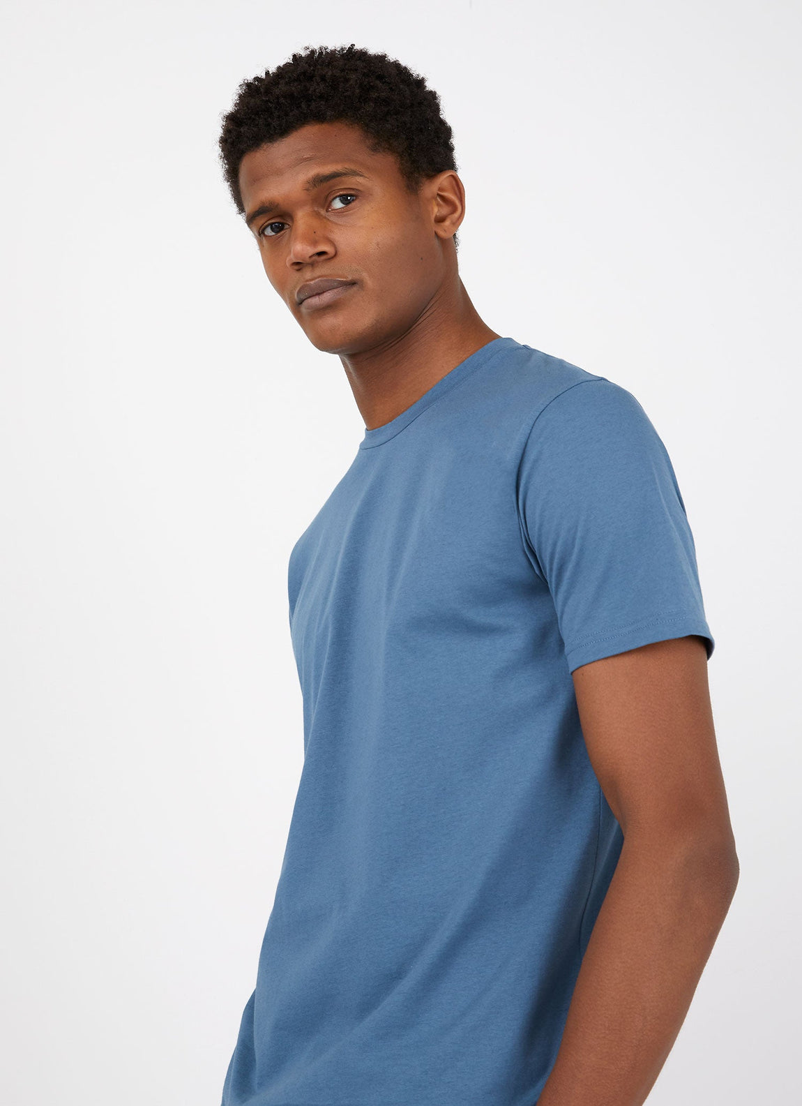 Men's Riviera T-shirt in Airforce Melange