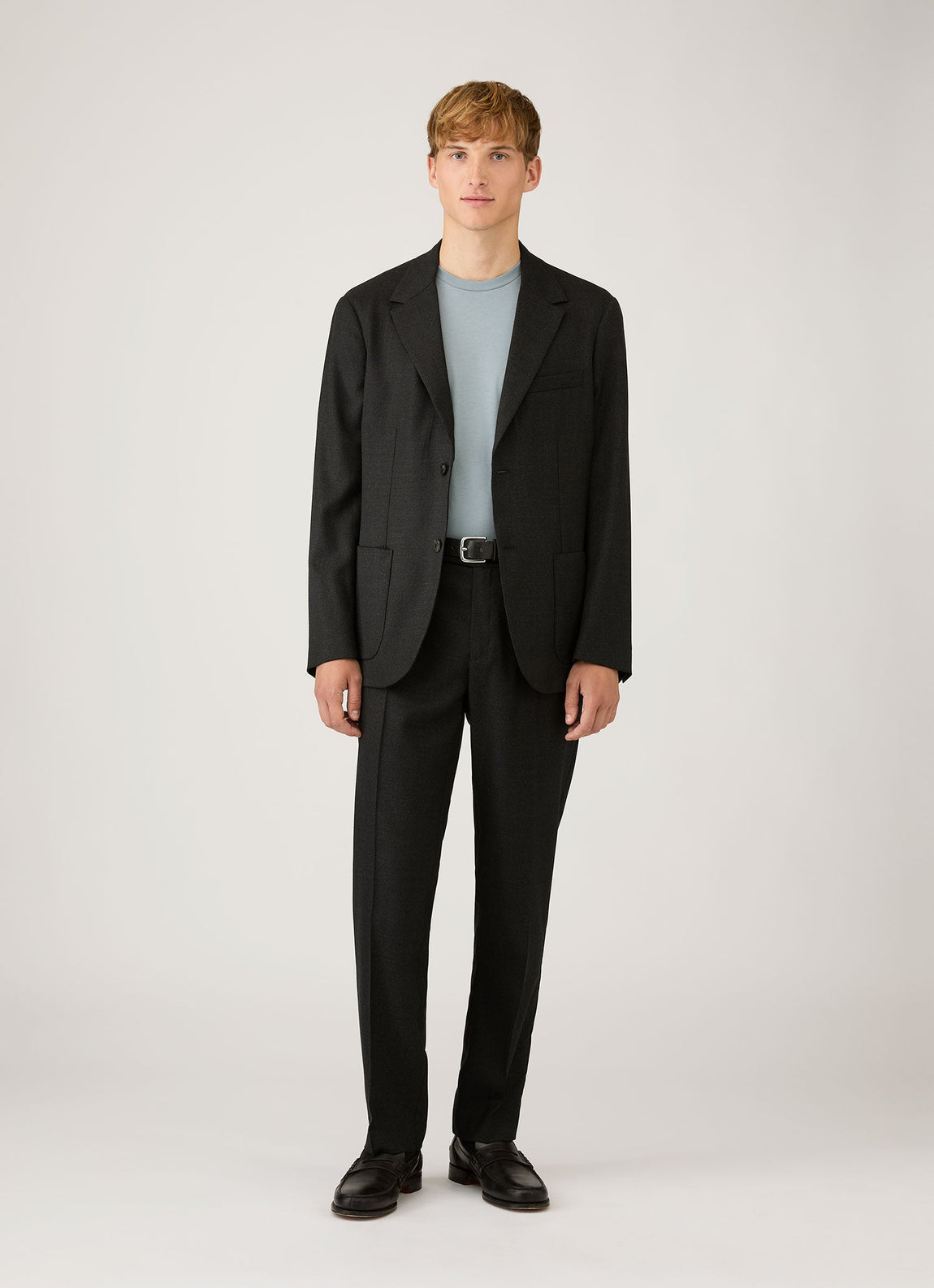 Men's Riviera Midweight T-shirt in Stone Blue