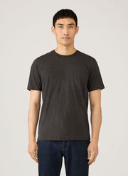 Men's Riviera Midweight T-shirt in Charcoal Melange