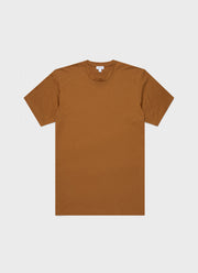 Men's Riviera Midweight T-shirt in Golden Brown