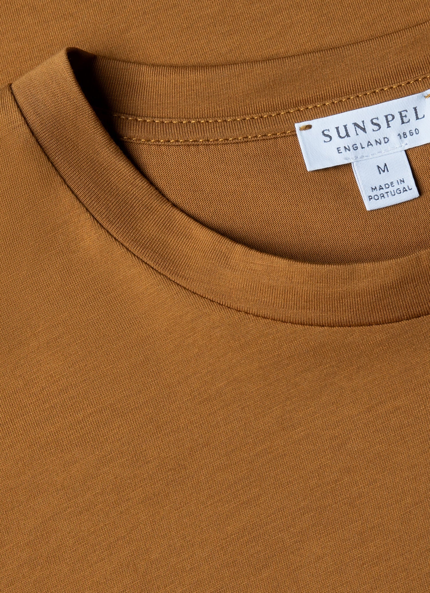 Men's Riviera Midweight T-shirt in Golden Brown