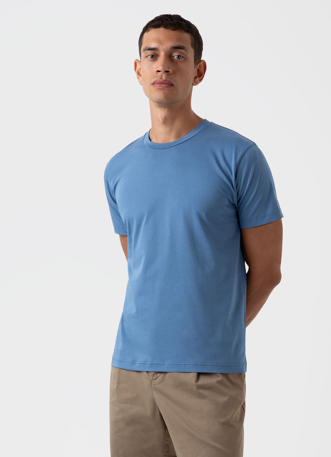 Men's Riviera Midweight T-shirt in Bluestone