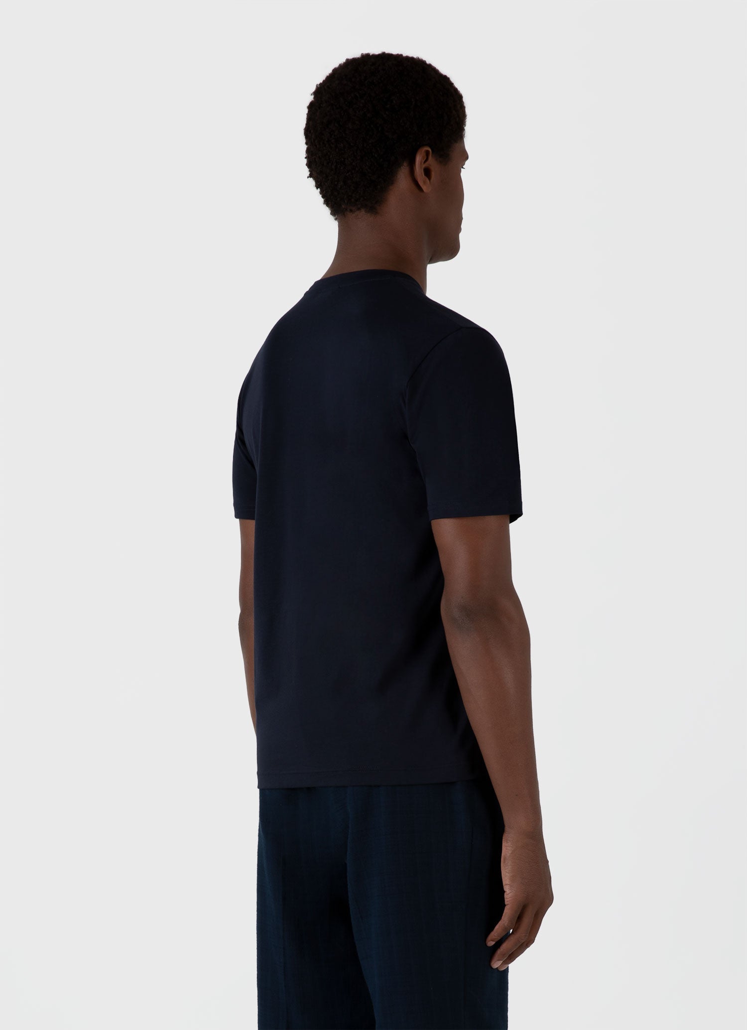 Men's Riviera Midweight T-shirt in Midnight Navy