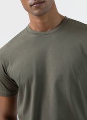Men's Riviera Midweight T‑shirt in Khaki