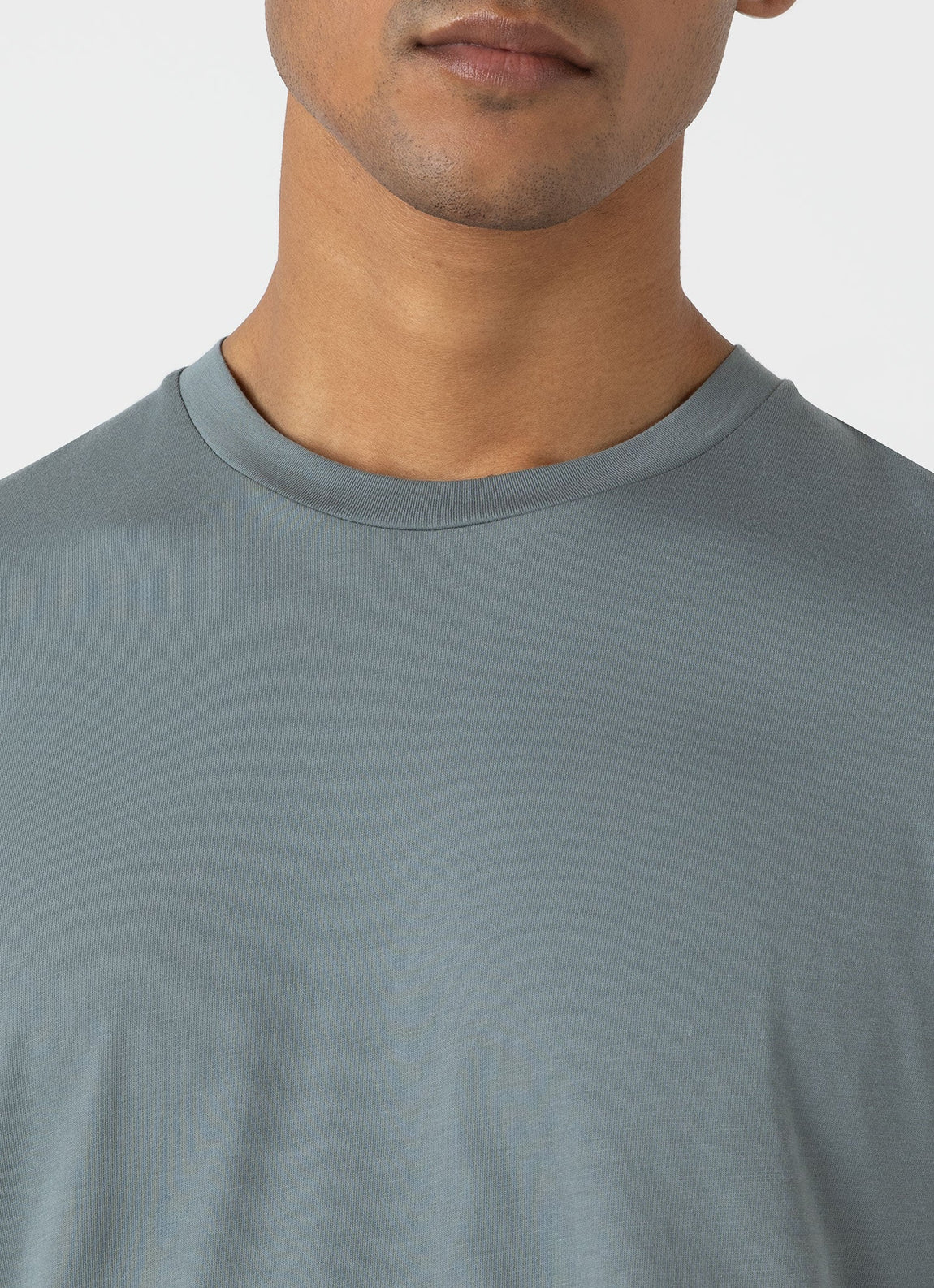 Men's Riviera Midweight T-shirt in Smoke Green