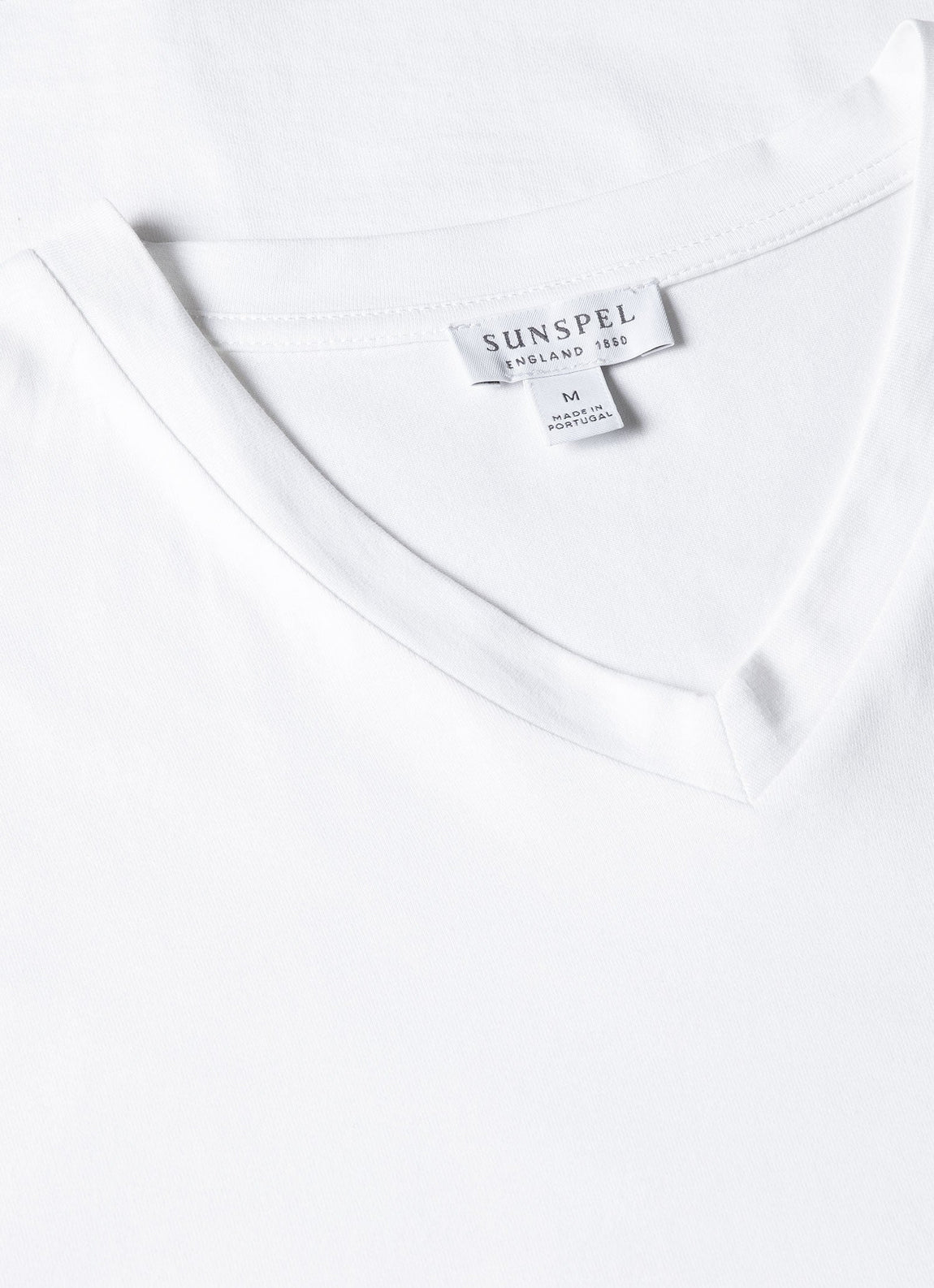Men's Riviera V Neck T-shirt in White