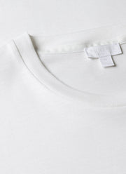 Men's Silk Cotton T-shirt in White