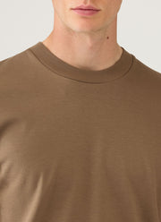 Men's Relaxed Fit Heavyweight T-shirt in Dark Cedar
