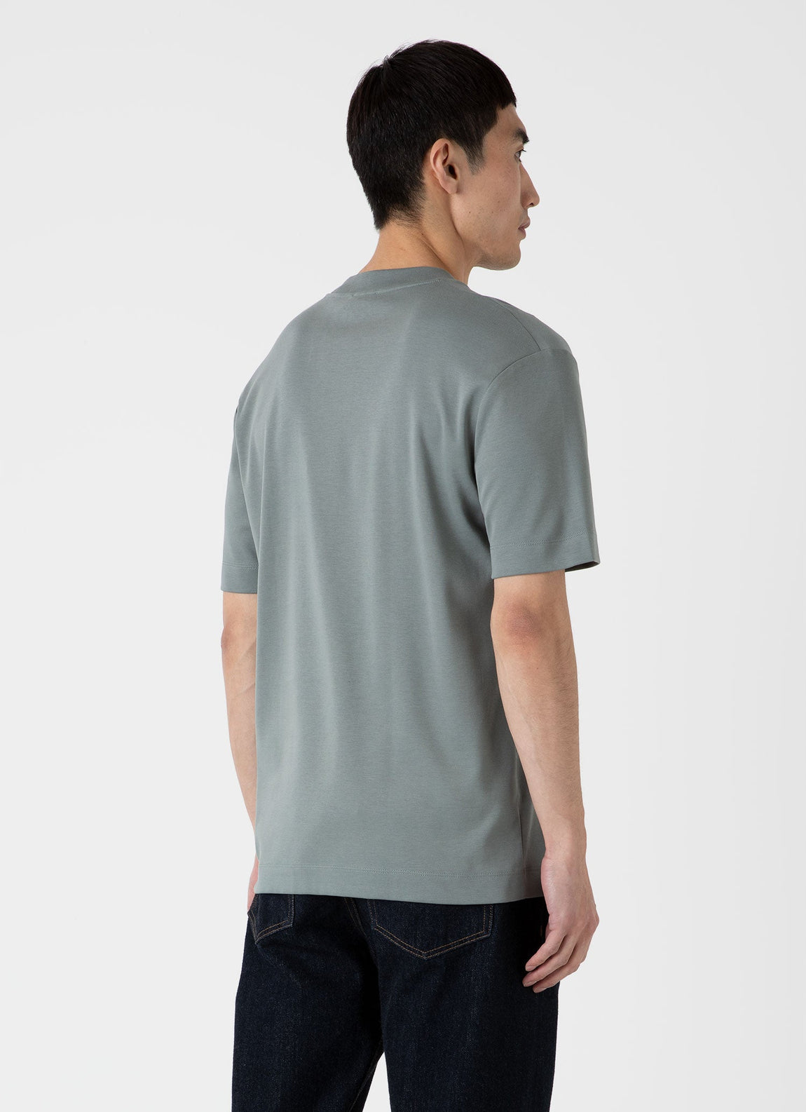 Men's Relaxed Fit Heavyweight T-shirt in Smoke Green