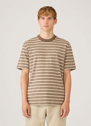 Men's Relaxed Fit Heavyweight T-shirt in Hazelwood/Dark Cedar