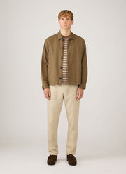 Men's Relaxed Fit Heavyweight T-shirt in Hazelwood/Dark Cedar