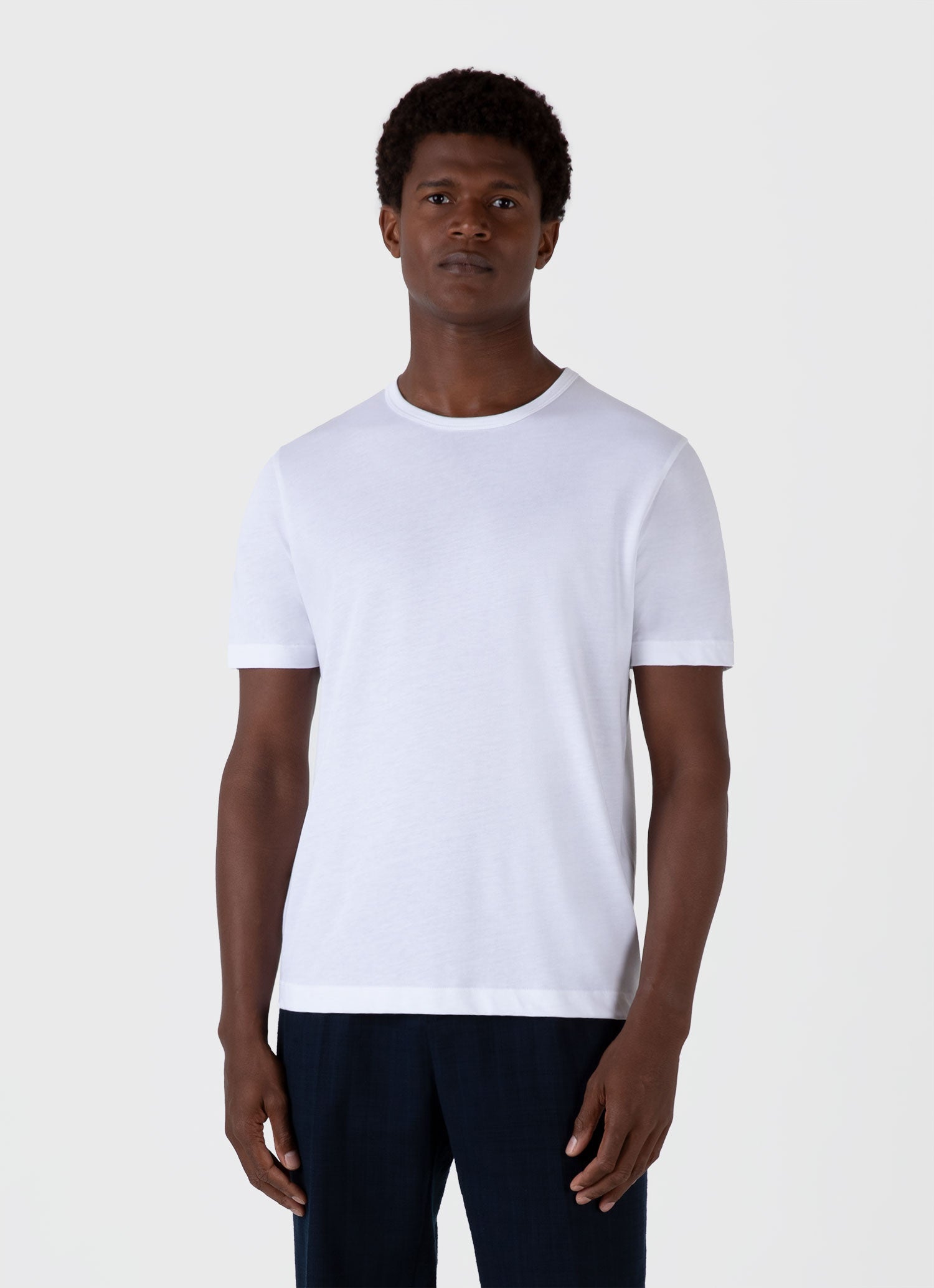 Men's Single Jersey T-shirt in White