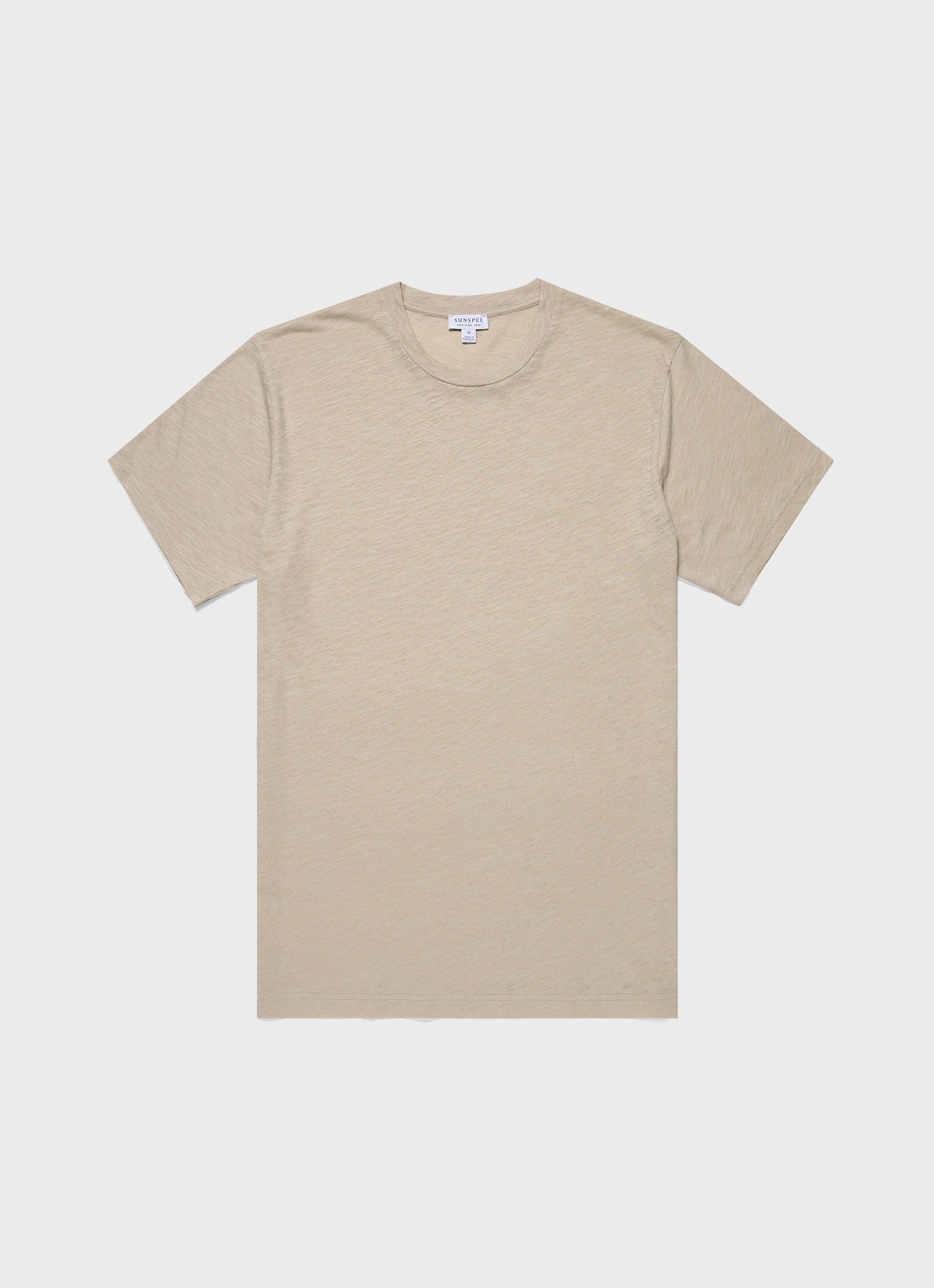 Men's Cotton Linen T-shirt in Ash Grey