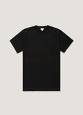 Men's Brushed Cotton T-shirt in Black