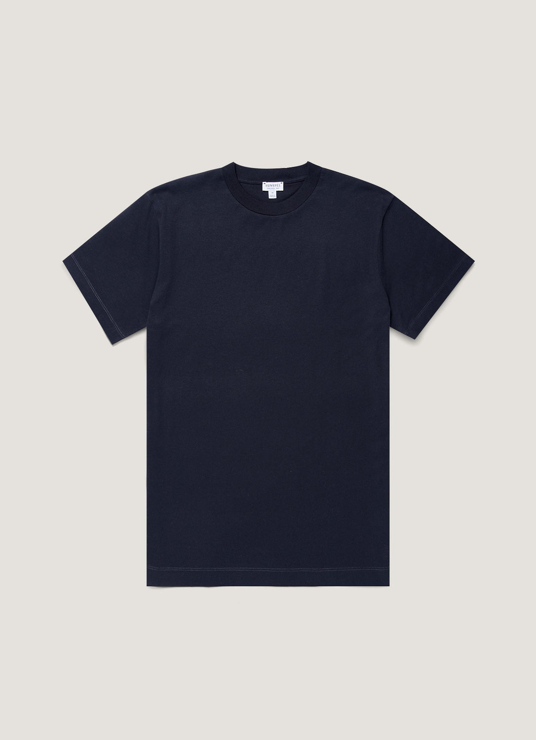 Men's Brushed Cotton T-shirt in Midnight Navy