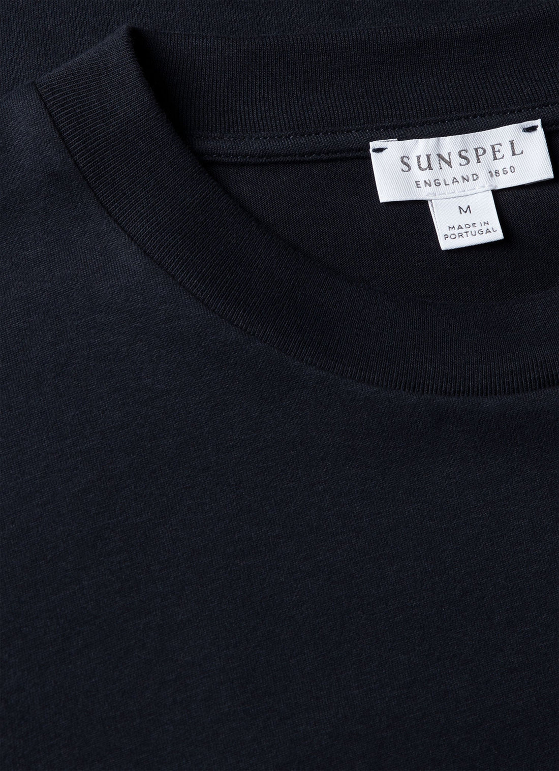 Men's Brushed Cotton T-shirt in Midnight Navy