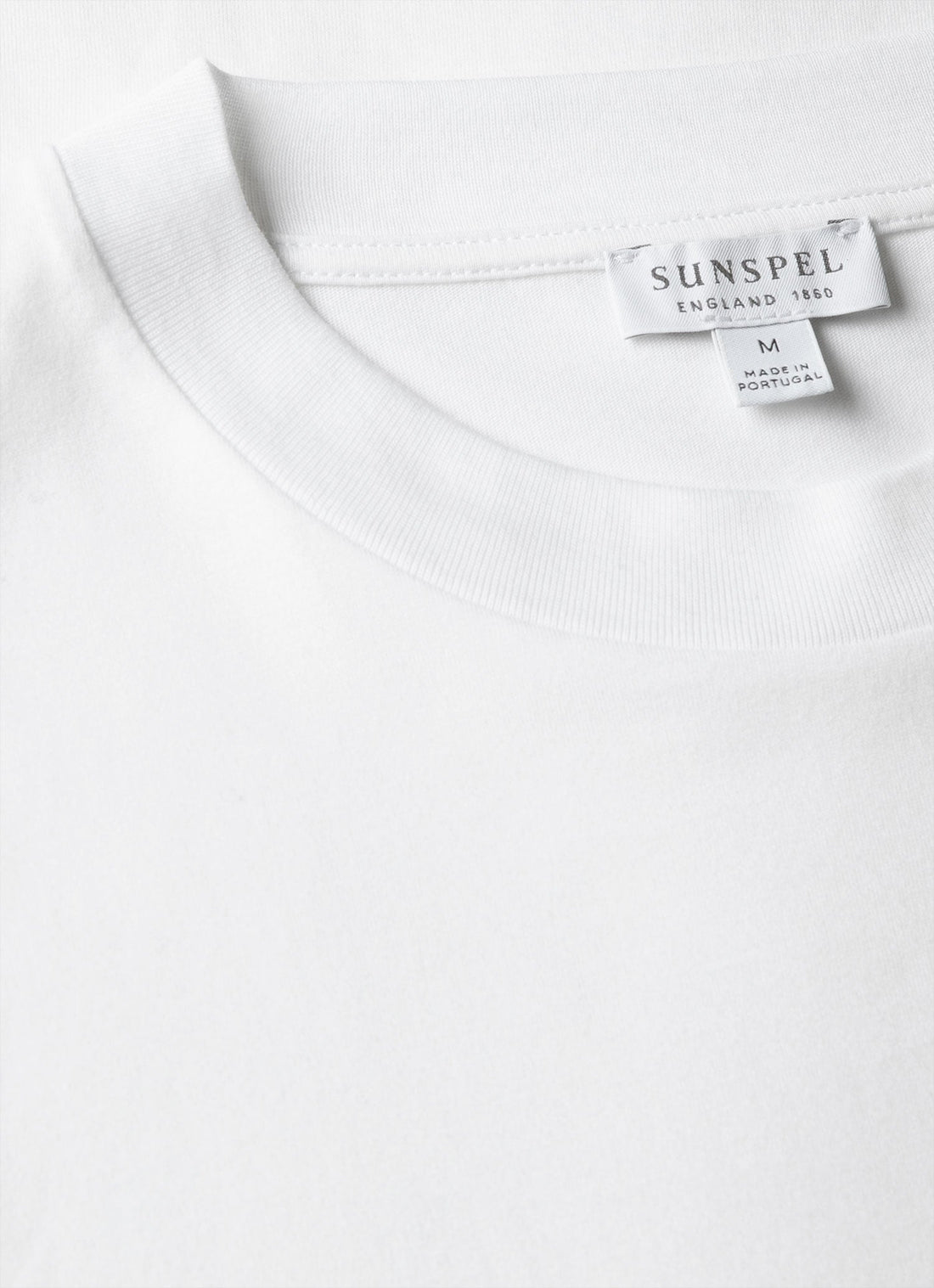 Men's Brushed Cotton T-shirt in White