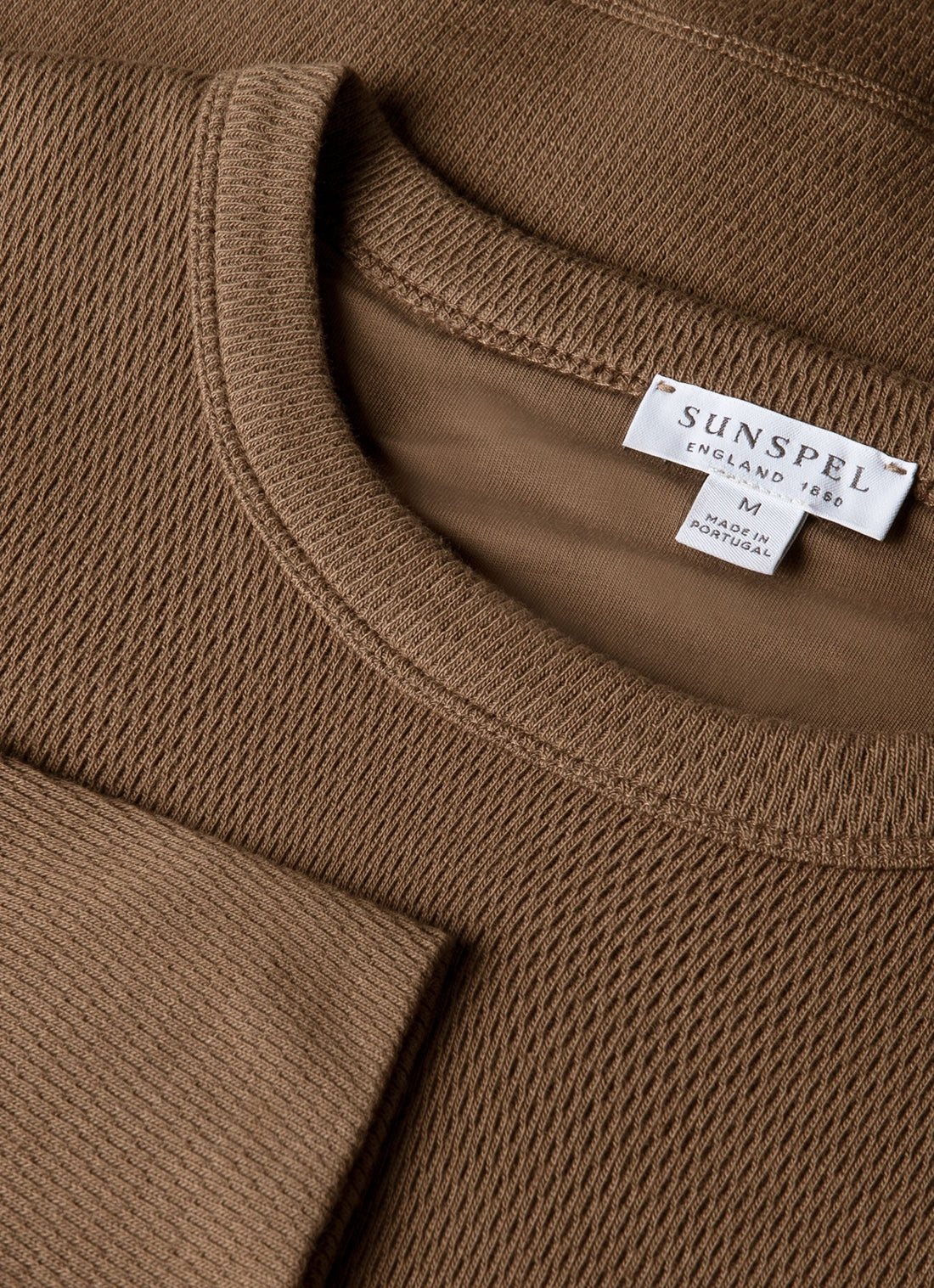 Men's Long Sleeve Cellulock Crew Neck in Dark Cedar