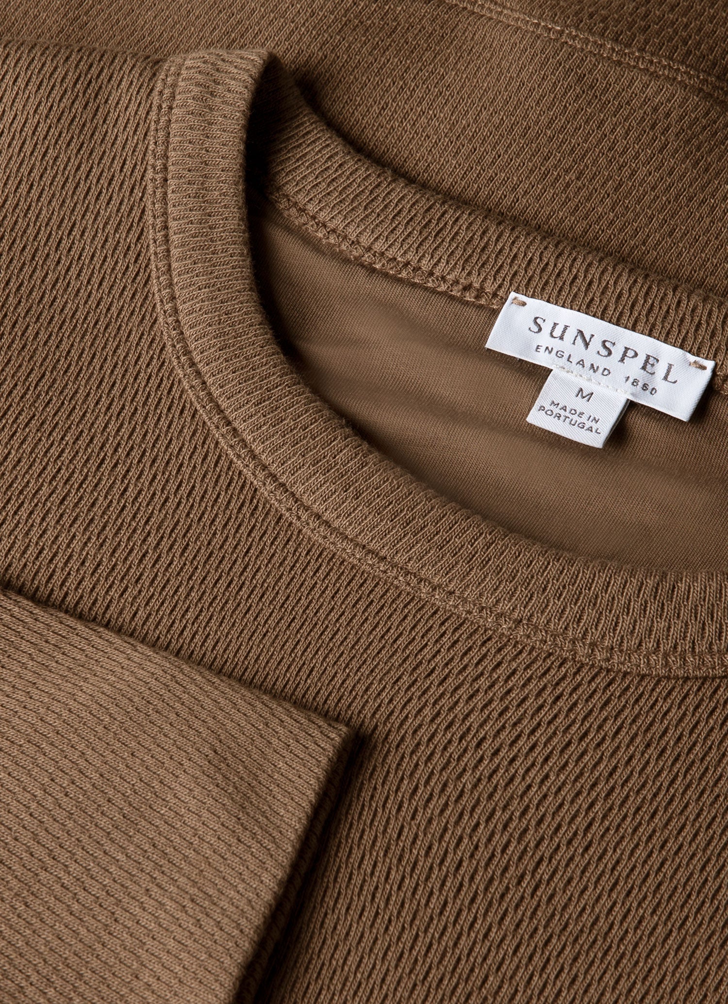 Men's Long Sleeve Cellulock Crew Neck in Dark Cedar