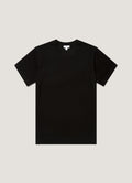 Men's Cotton Piqué T-shirt in Black