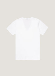 Men's Cellular Cotton Underwear Vest in White