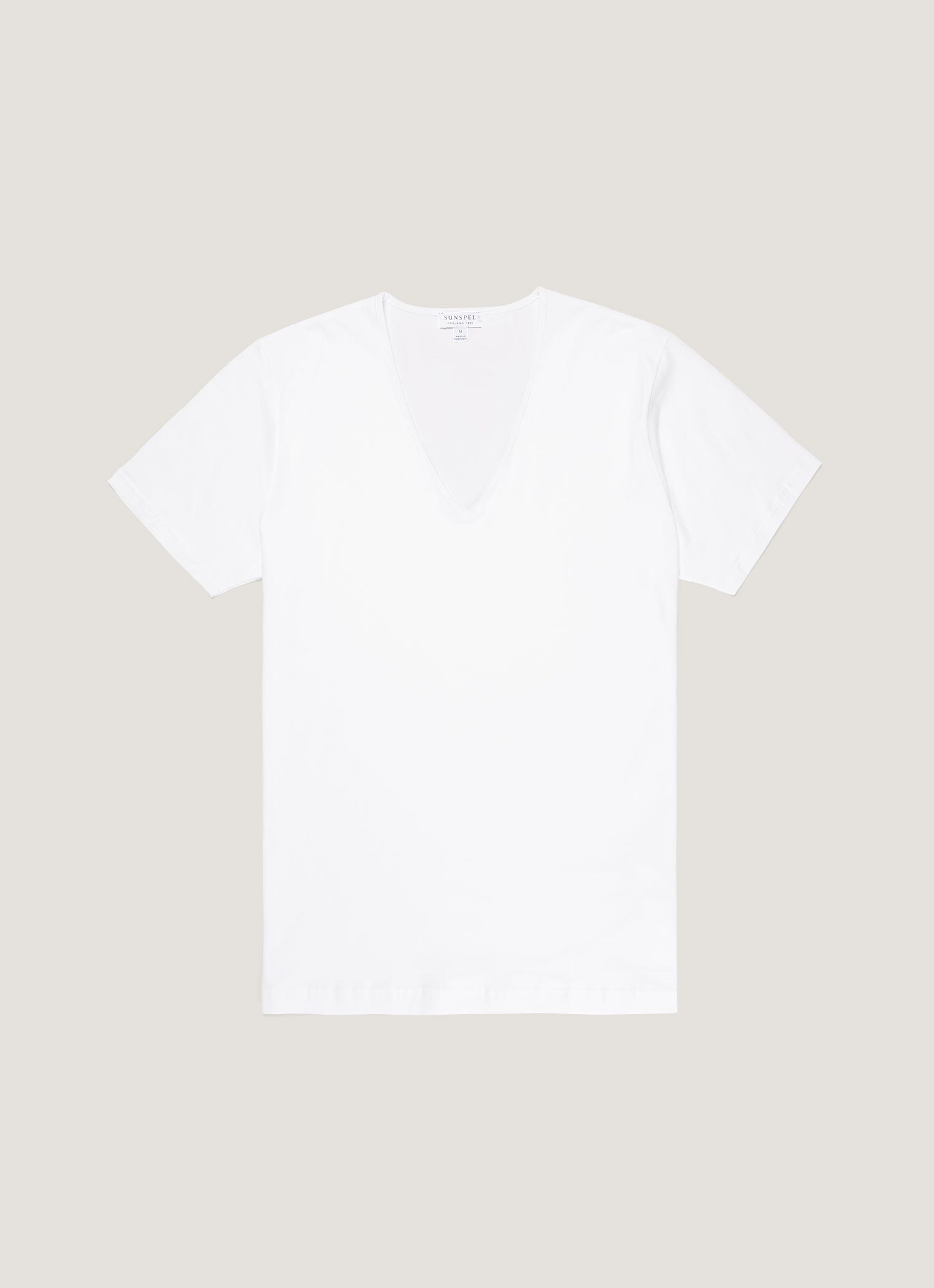 Men's Cellular Cotton Underwear Vest in White
