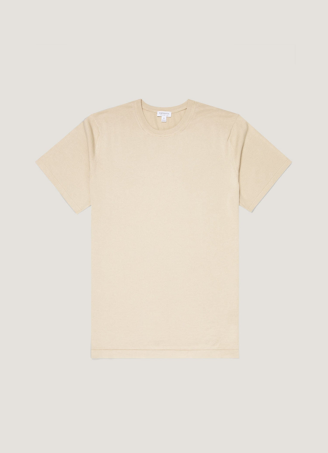 Men's Sea Island Cotton Knit T-shirt in Hazelwood