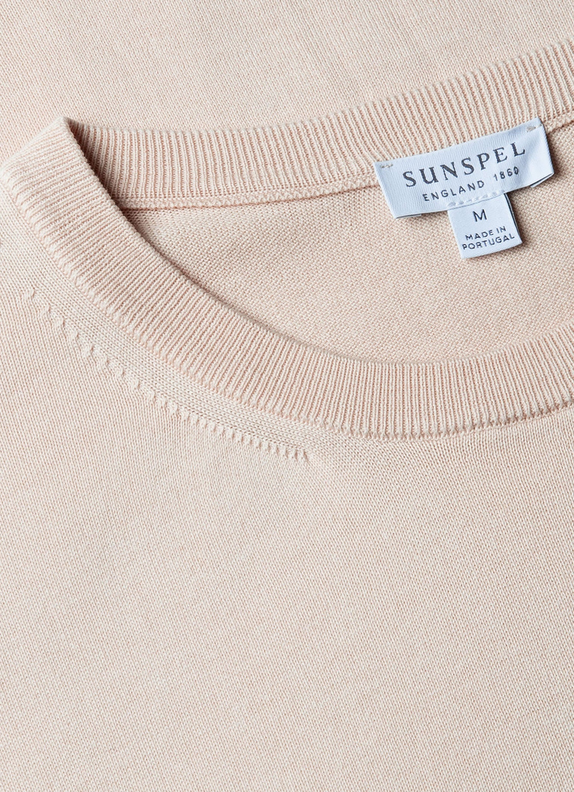 Men's Sea Island Cotton Knit T-shirt in Undyed