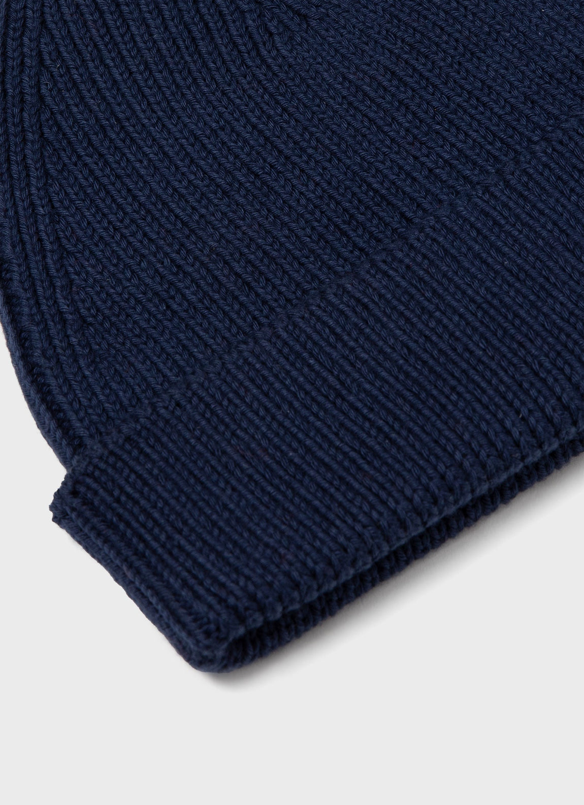 Sunspel x Nigel Cabourn Beanie Hat in Navy