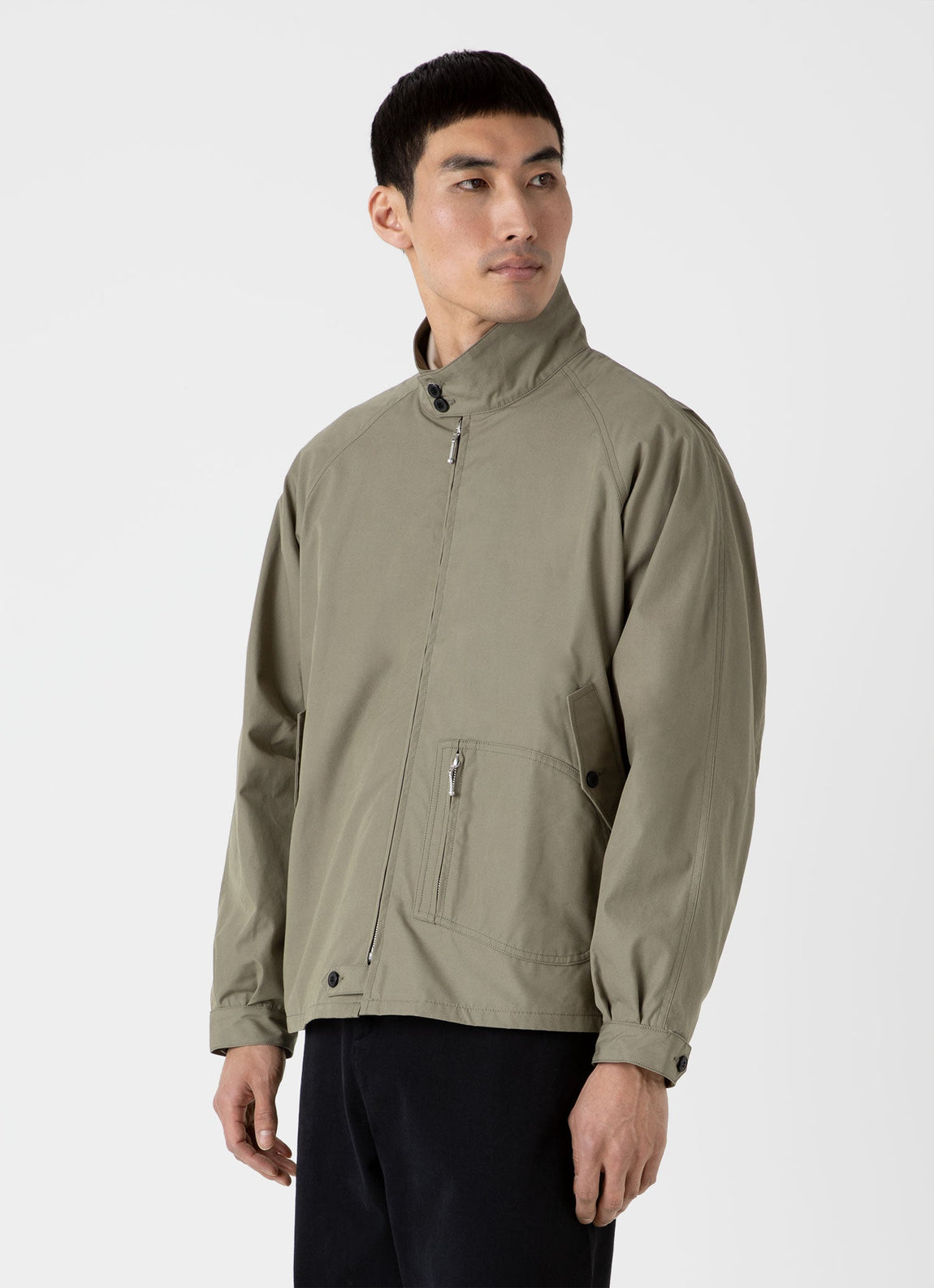 Men's Sunspel x Nigel Cabourn Ventile Jacket in Earth