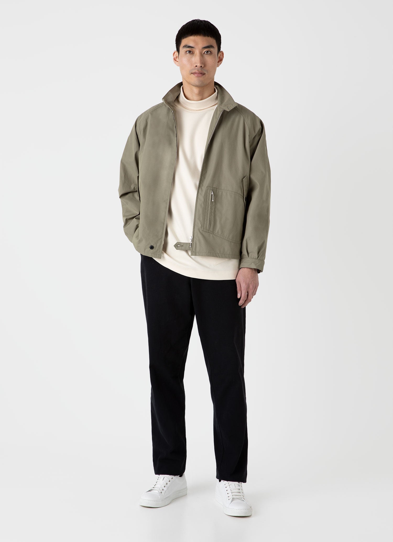 Men's Sunspel x Nigel Cabourn Ventile Jacket in Earth