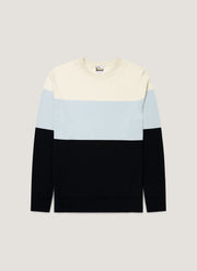 Men's Sunspel x Paul Weller Jumper in Vintage Blue