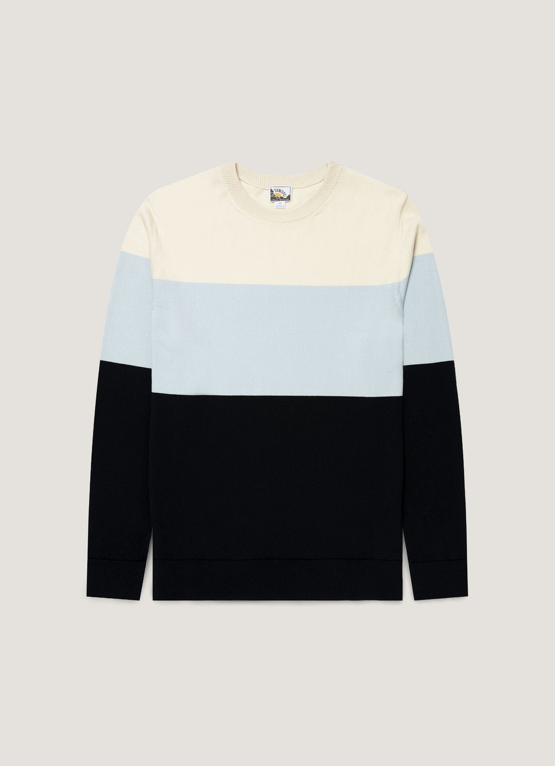 Men's Sunspel x Paul Weller Jumper in Vintage Blue