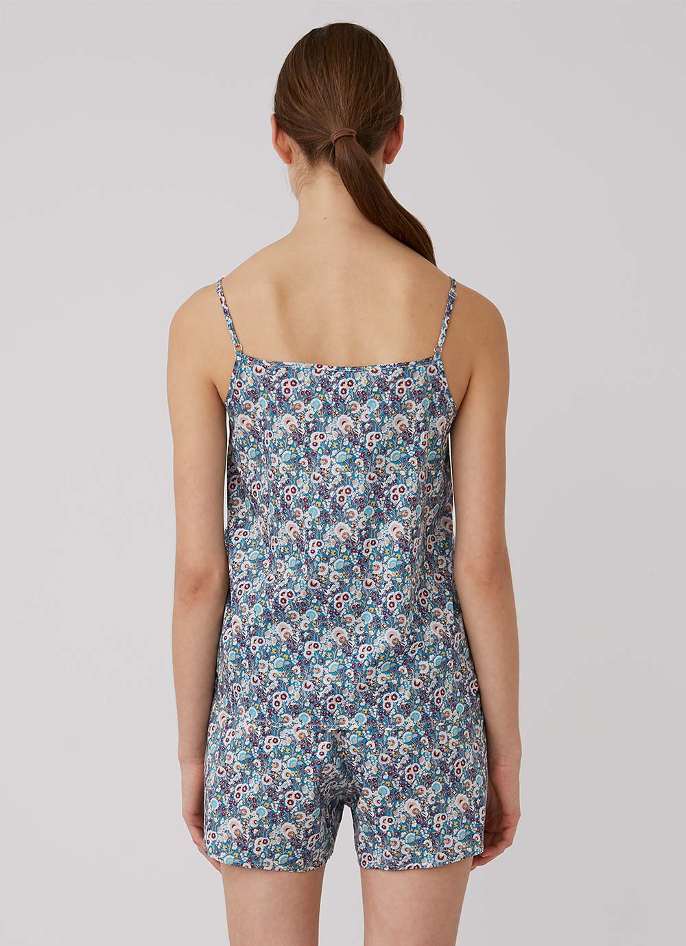 Women's Printed Cotton Cami in Liberty Summer Bouquet