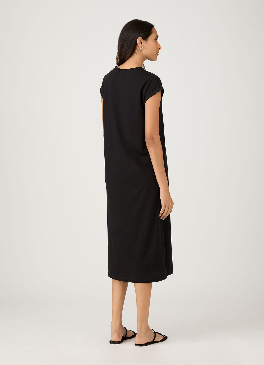 Women's T-shirt Dress in Black